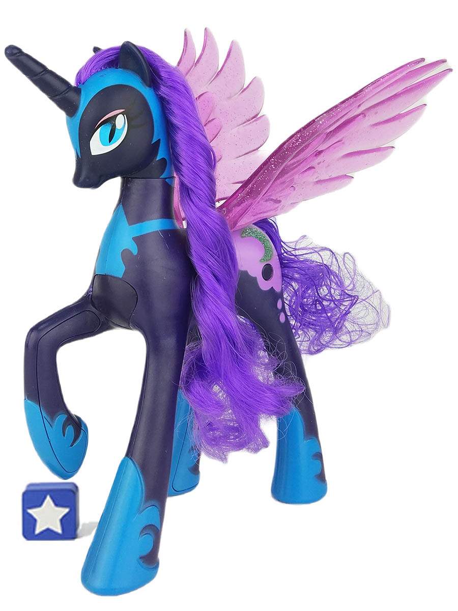 Фигурка StarFriend единорог Принцесса Луна Май Литл Пони My Little Pony (21 см) украшаем наклейками принцесса с пони