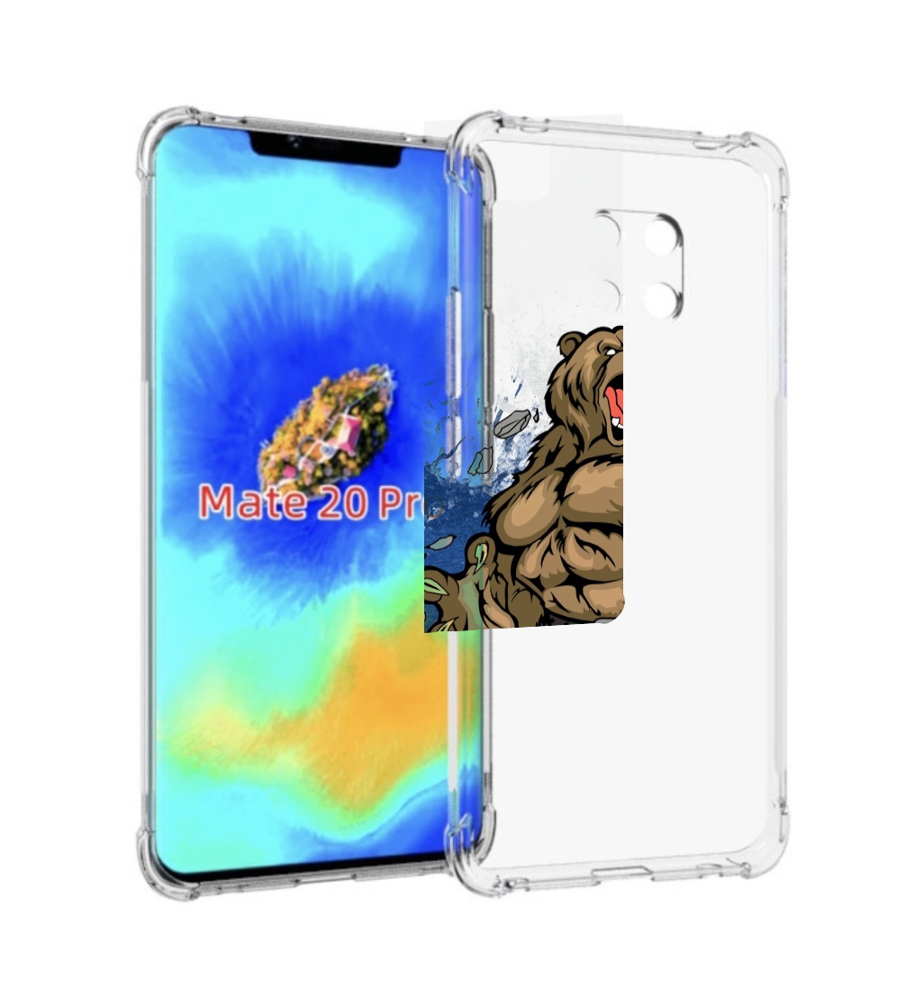 

Чехол MyPads медведь защитник родины для Huawei Mate 20 Pro/Mate 20 RS 6.39, Прозрачный, Tocco