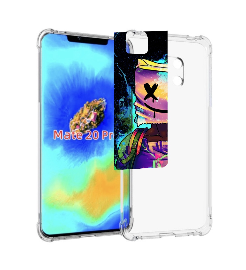 

Чехол MyPads маршмеллоу-глитч для Huawei Mate 20 Pro/Mate 20 RS 6.39, Прозрачный, Tocco