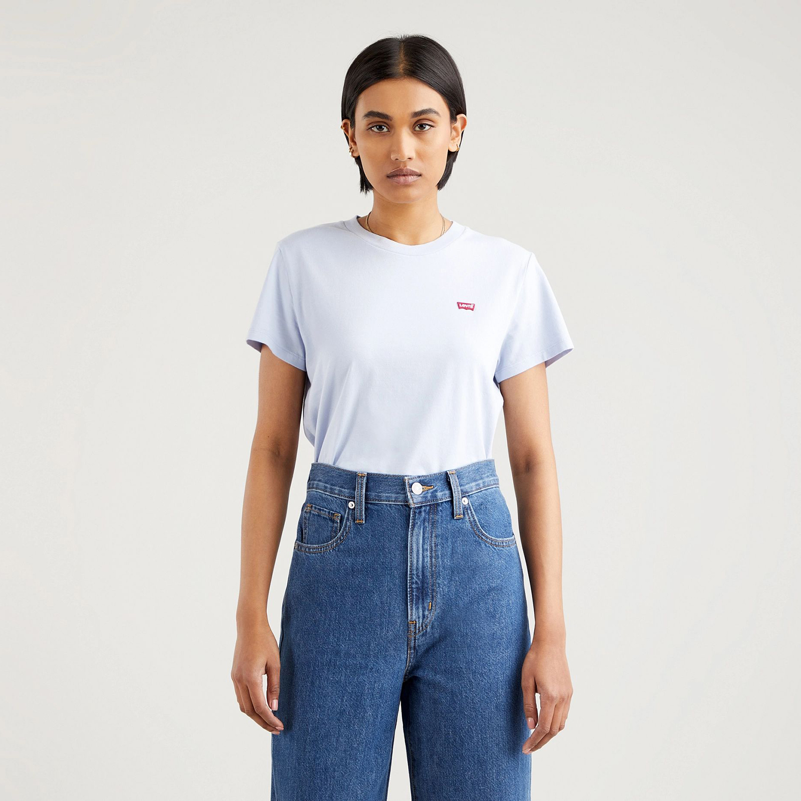 фото Футболка женская levi's 39185 голубая xs