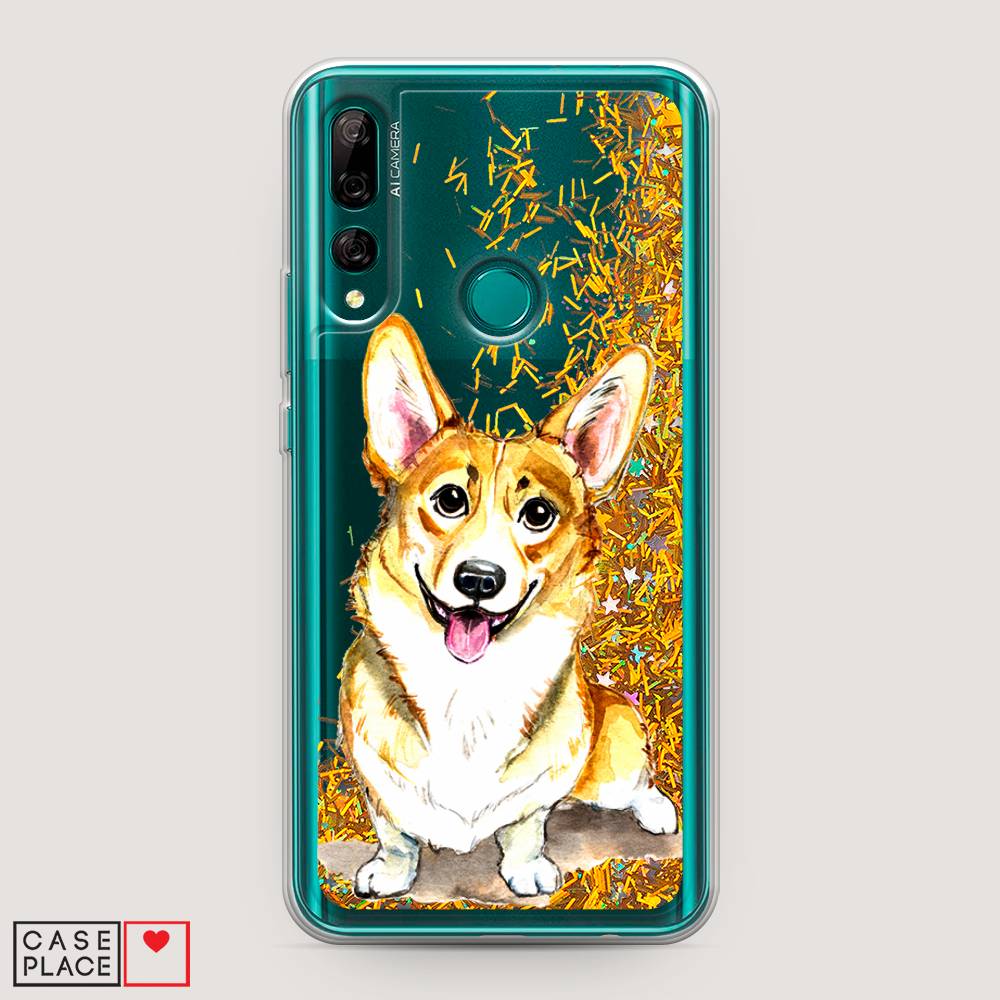 

Чехол Awog на Huawei Y9 Prime 2019 "Малыш корги", Оранжевый;желтый;белый, 611990-1