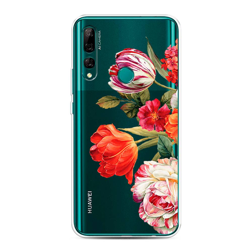 

Чехол Awog на Huawei Y9 Prime 2019 "Весенний букет", Красный;розовый;зеленый, 611950-8