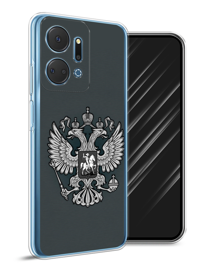 

Чехол Awog на Honor X7A Plus "Герб России серый", 6121850-1