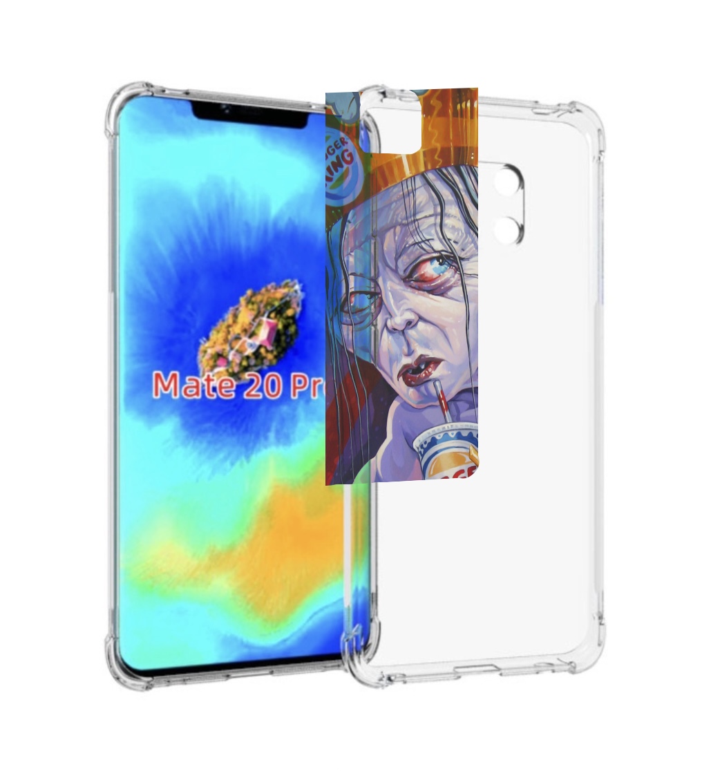 фото Чехол mypads любитель бургер кинга для huawei mate 20 pro/mate 20 rs 6.39