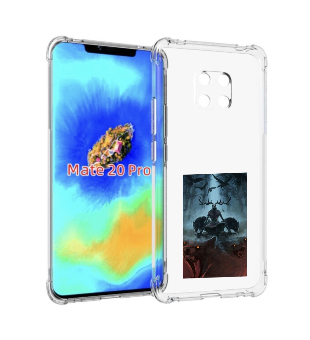 

Чехол MyPads лось демон для Huawei Mate 20 Pro/Mate 20 RS 6.39, Прозрачный, Tocco
