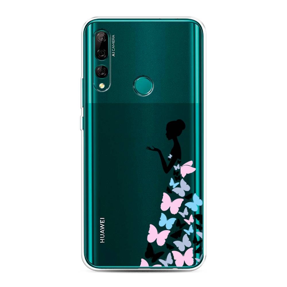 

Чехол Awog на Huawei Y9 Prime 2019 "Платье из бабочек", Белый;розовый, 611950-1