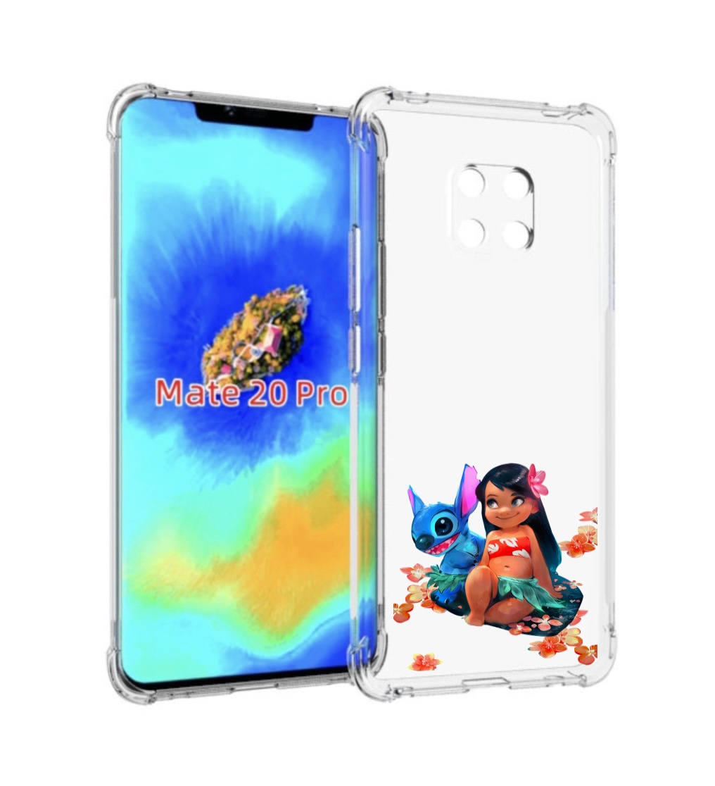 

Чехол MyPads лила-и-стич детский для Huawei Mate 20 Pro/Mate 20 RS 6.39, Прозрачный, Tocco