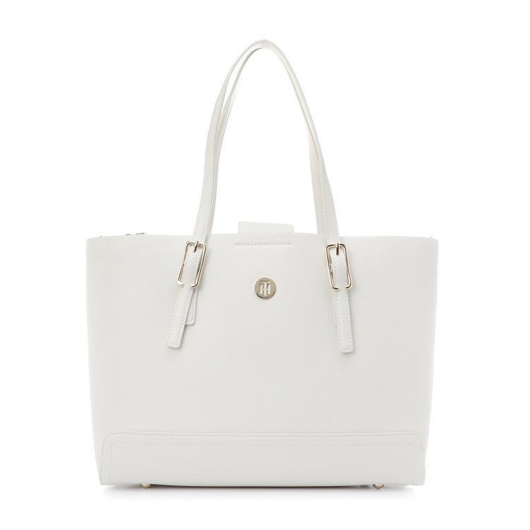 

Шоппер женский Tommy Hilfiger AW0AW09657 белый, AW0AW09657