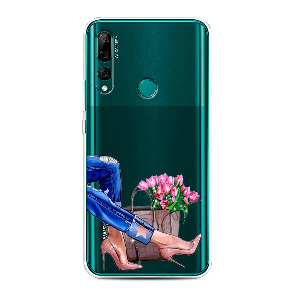

Чехол Awog на Huawei Y9 Prime 2019 "Каблучки", Голубой;коричневый;розовый, 611950-7