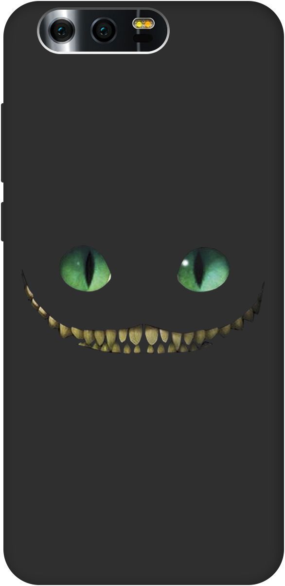 

Матовый Soft Touch силиконовый чехол на Honor 9 с принтом "Cheshire Cat" черный, Черный;зеленый, 2438