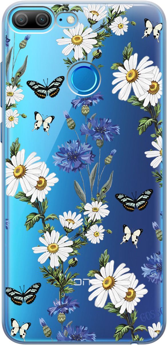 

Силиконовый чехол на Honor 9 Lite с принтом "Hello, Camomiles" прозрачный, Прозрачный;голубой, 1678