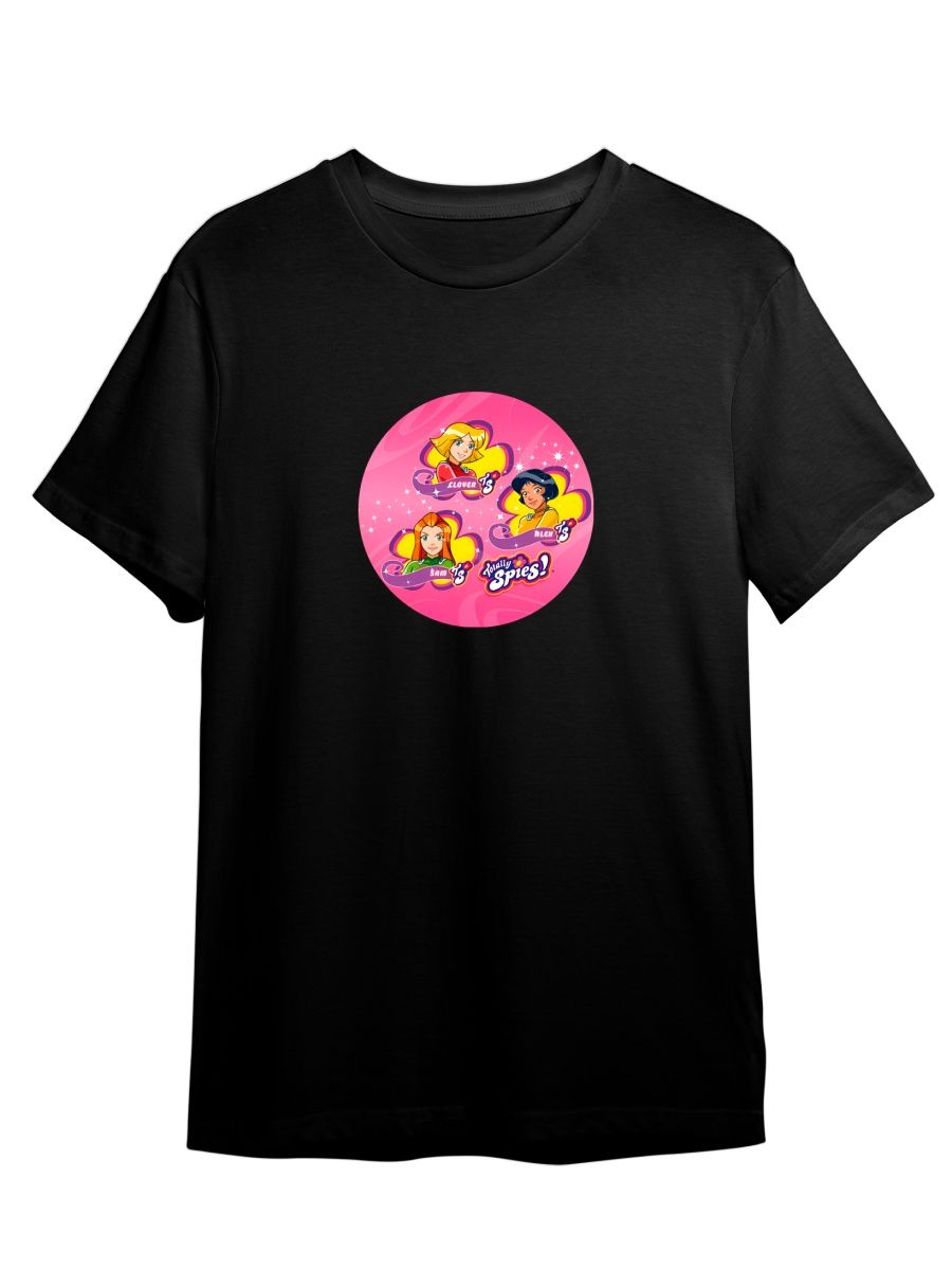 

Футболка унисекс СувенирShop Тотали спайс/Totally Spies/Мультсериал 9 черная 5XL, Черный, "Тотали спайс/Totally Spies/Мультсериал" 9