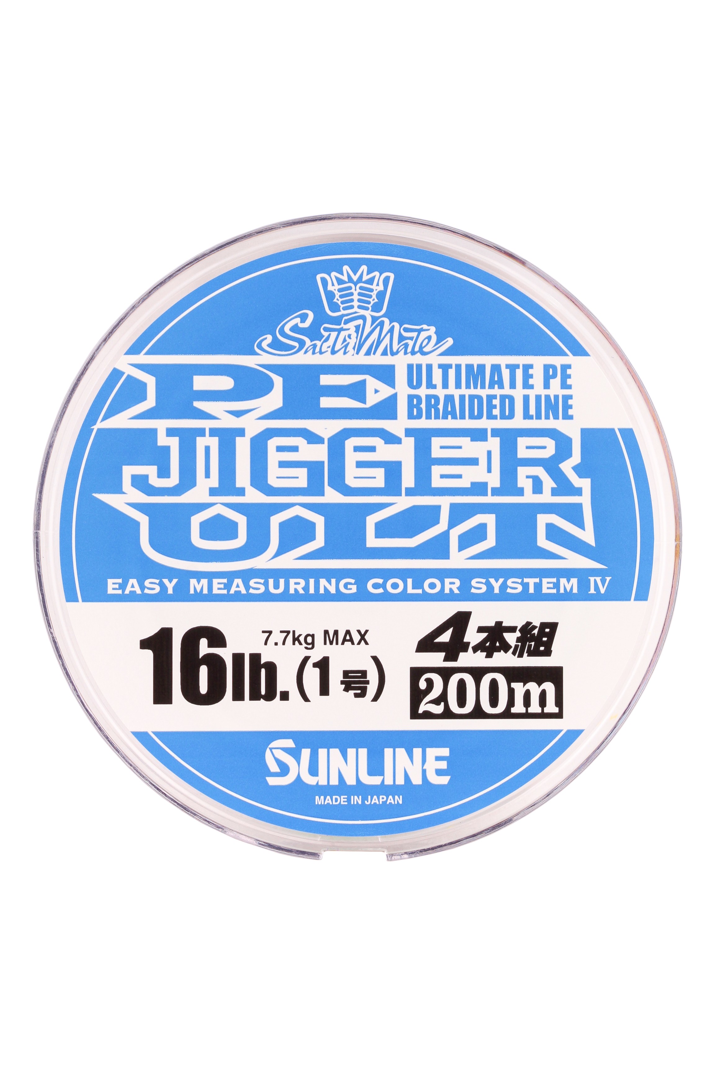 Леска плетеная SunLine PE Jigger ULT 4braid 0,17 мм, 200 м, 7,7 кг, multicolor