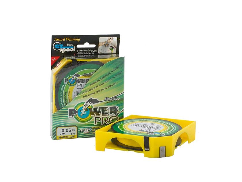 фото Леска плетеная powerpro hi-vis 0,06 мм, 92 м, 3 кг