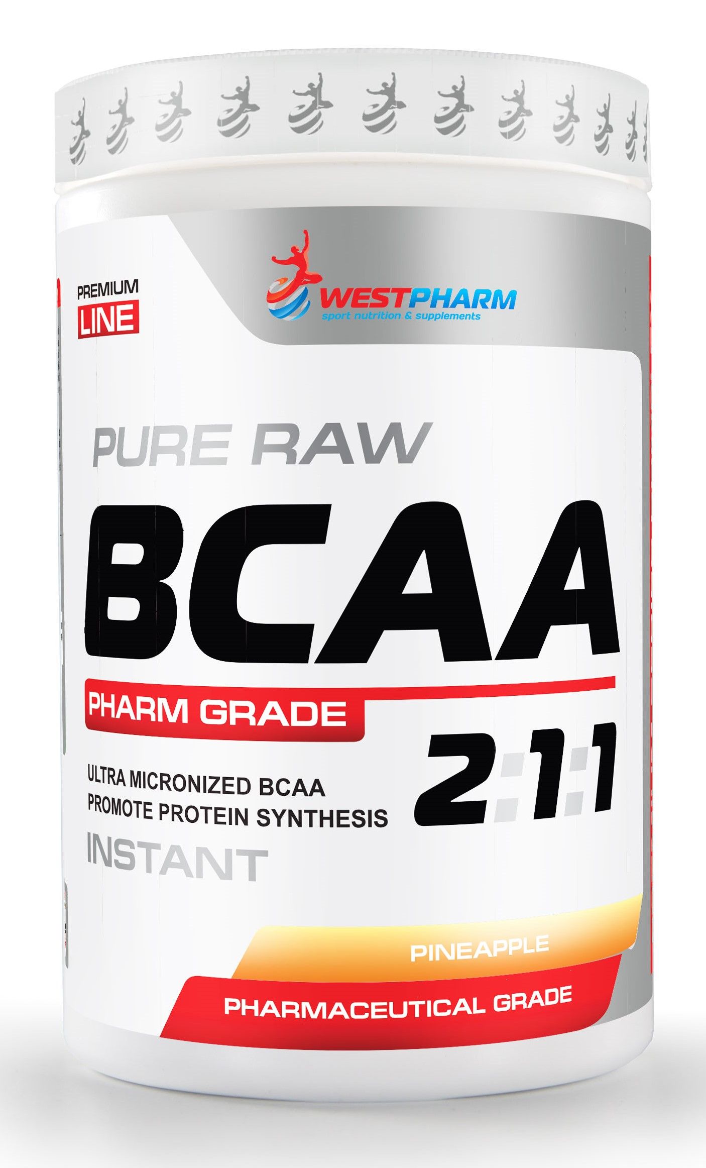 Аминокислотный комплекс WestPharm BCAA 2:1:1, 400 г, со вкусом Ананас