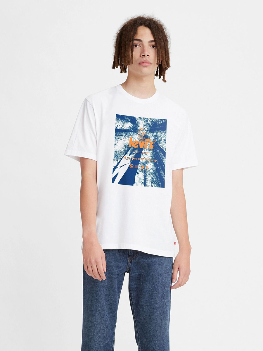 

Футболка мужская Levi's 16143 белая M, 16143