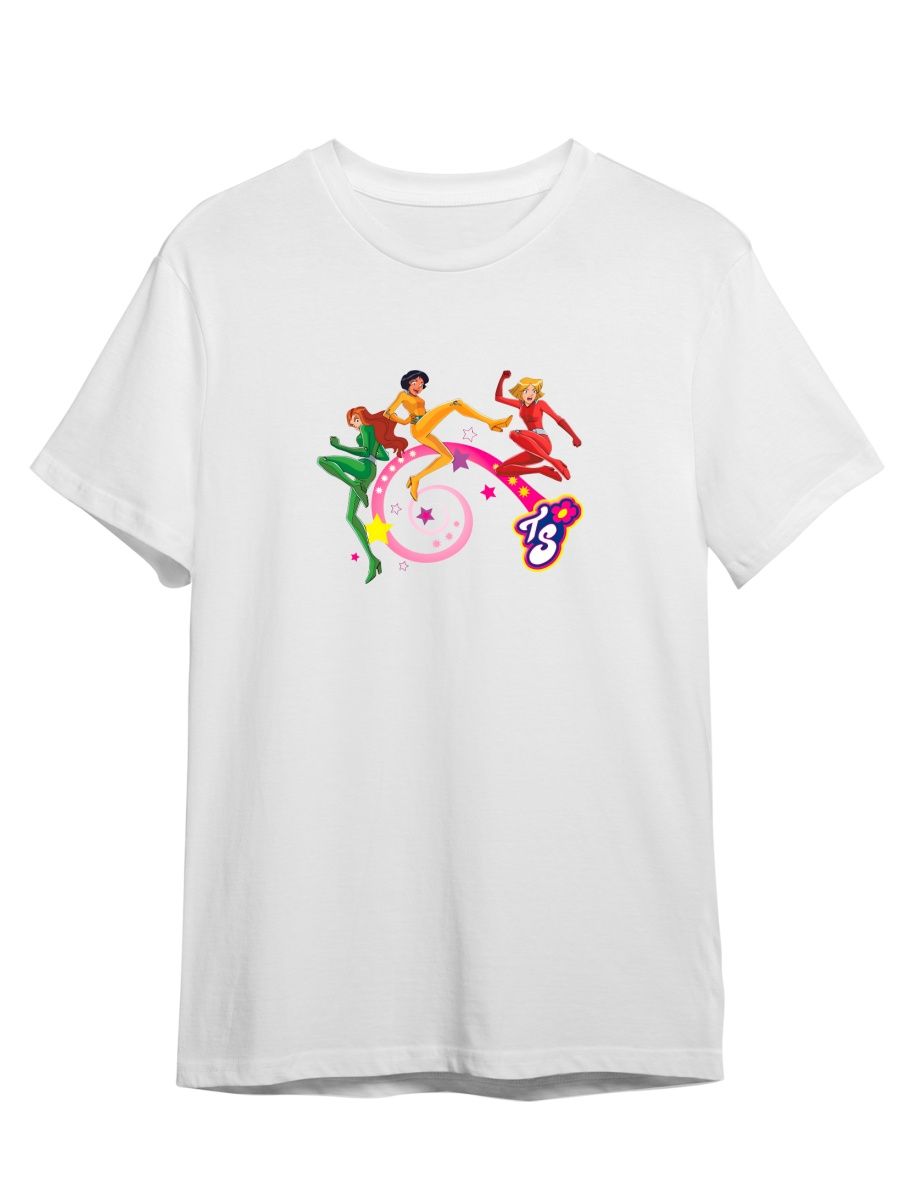 

Футболка унисекс СувенирShop Тотали спайс/Totally Spies/Мультсериал 8 белая M, Белый, "Тотали спайс/Totally Spies/Мультсериал" 8