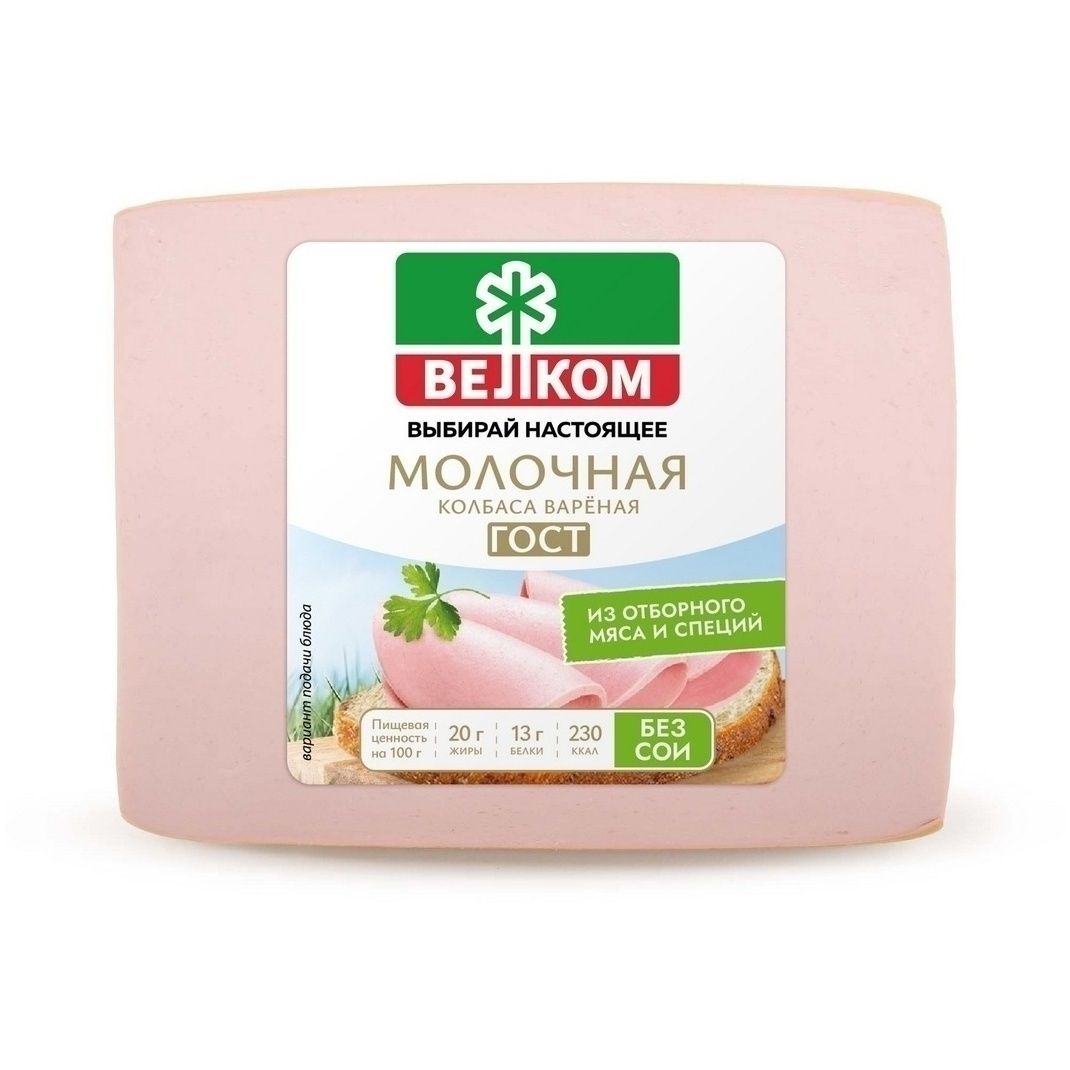 

Колбаса вареная Велком Молочная 400 г