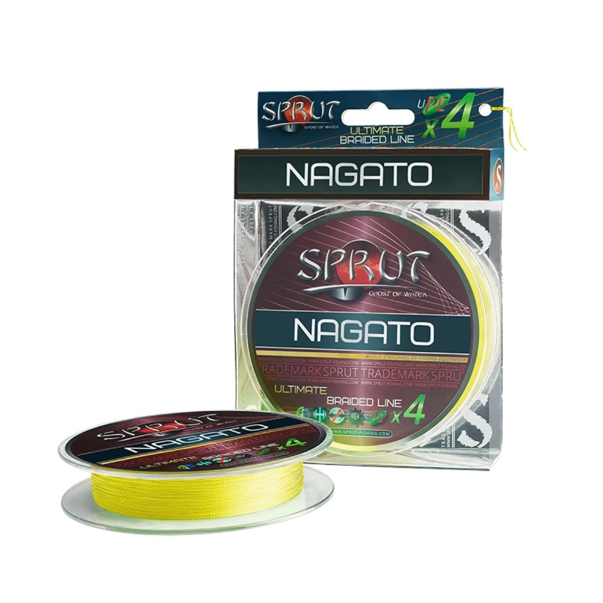 фото Леска плетеная sprut nagato hard ultimate braided line x4 0,23 мм, 140 м, 17,8 кг