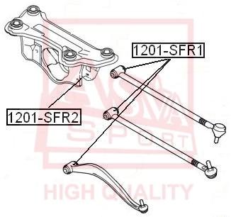 

Сайлентблок Asva 1201SFR1