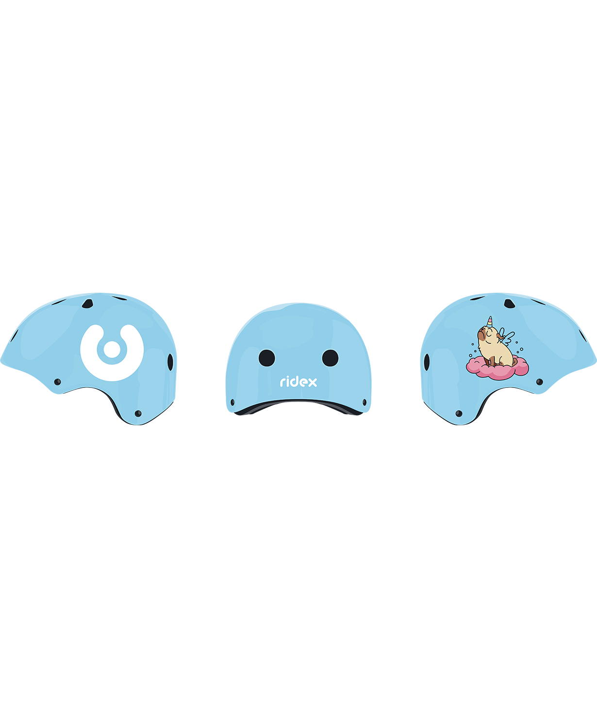 

Шлем защитный Juicy Light Blue S