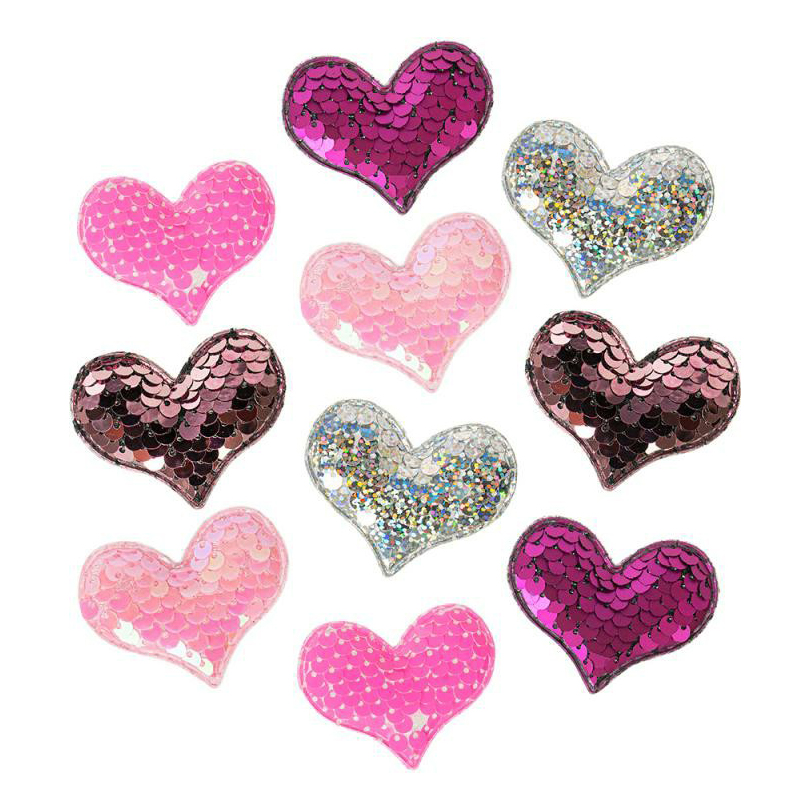 Наклейки ПВХ декоративные With Love Сердца 10 шт в ассортименте