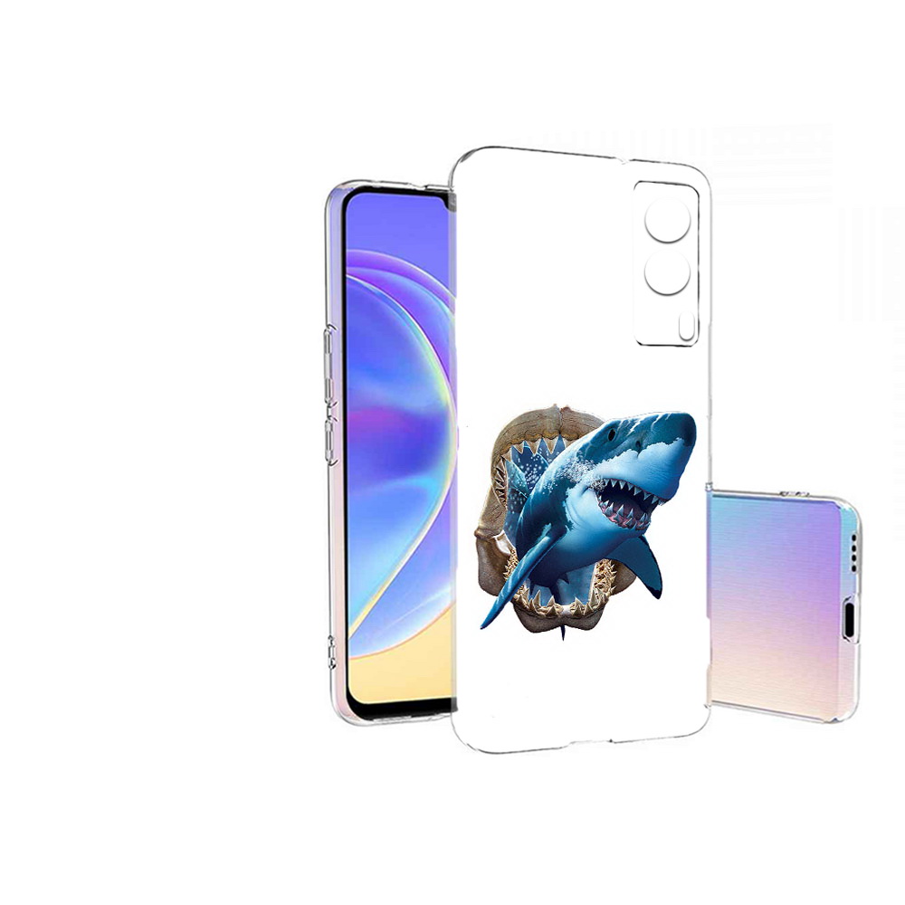 

Чехол MyPads Tocco для Vivo V21E челюсти (PT161736.380.675), Прозрачный, Tocco