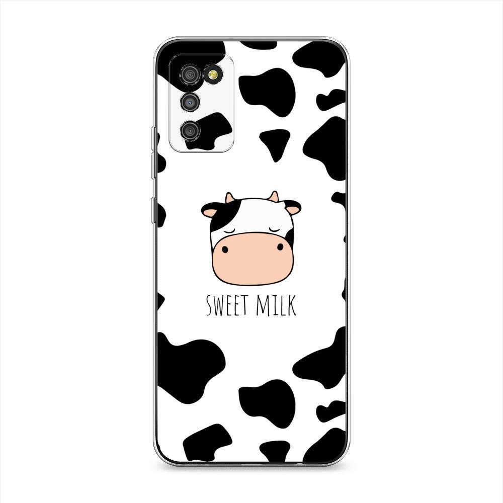 

Чехол на Samsung Galaxy A02s "Sweet milk", Розовый;белый;черный, 2102350-1