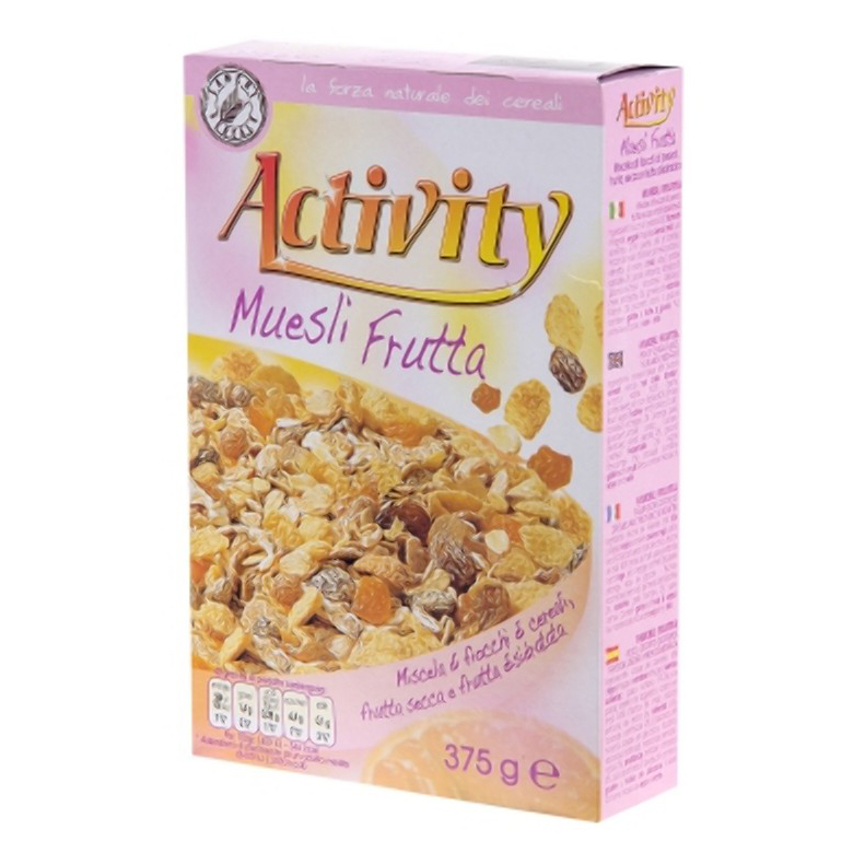 

Мюсли Activity мультизлаковые с фруктами 375 г