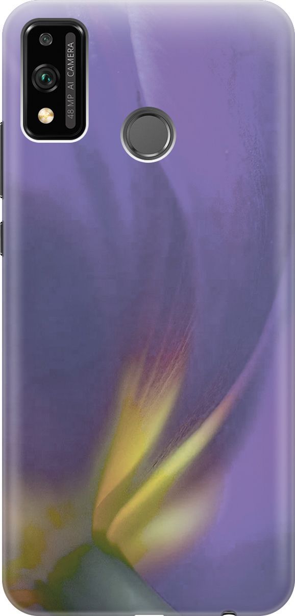 

Силиконовый чехол на Honor 9X Lite с принтом "Фиолетовая фиалка", Желтый;фиолетовый, 2765