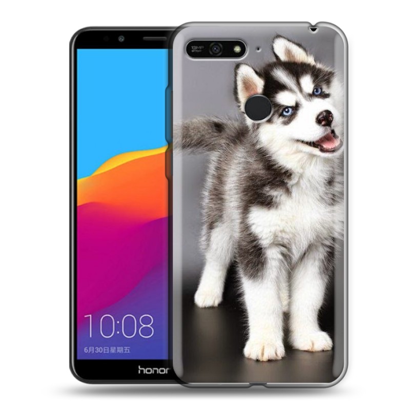 фото Чехол для huawei y6 prime 2018 с рисунком и защитой камеры 100gadgets
