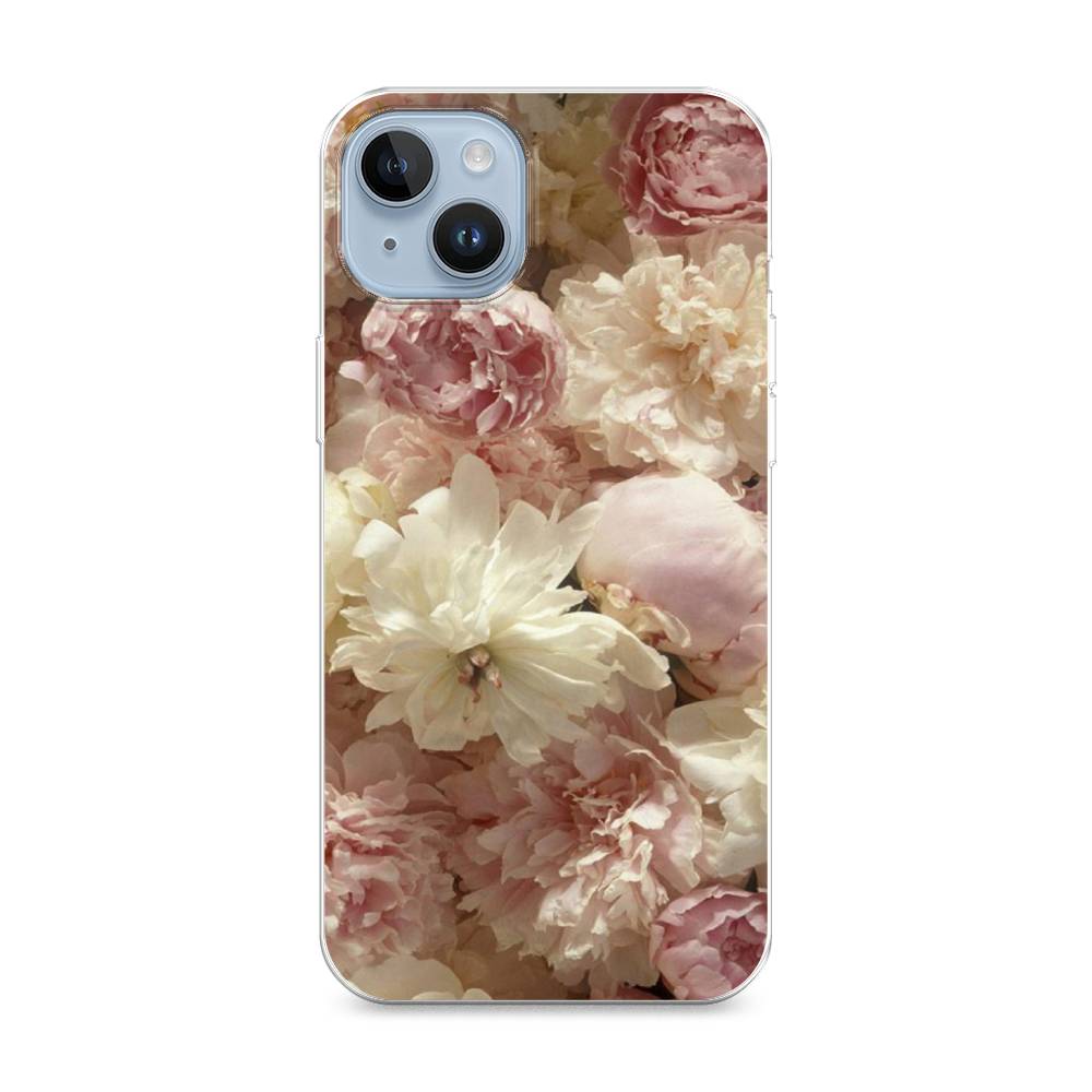 

Чехол Awog на Apple iPhone 14 / Айфон 14 "Пионы светлые", 15150-8