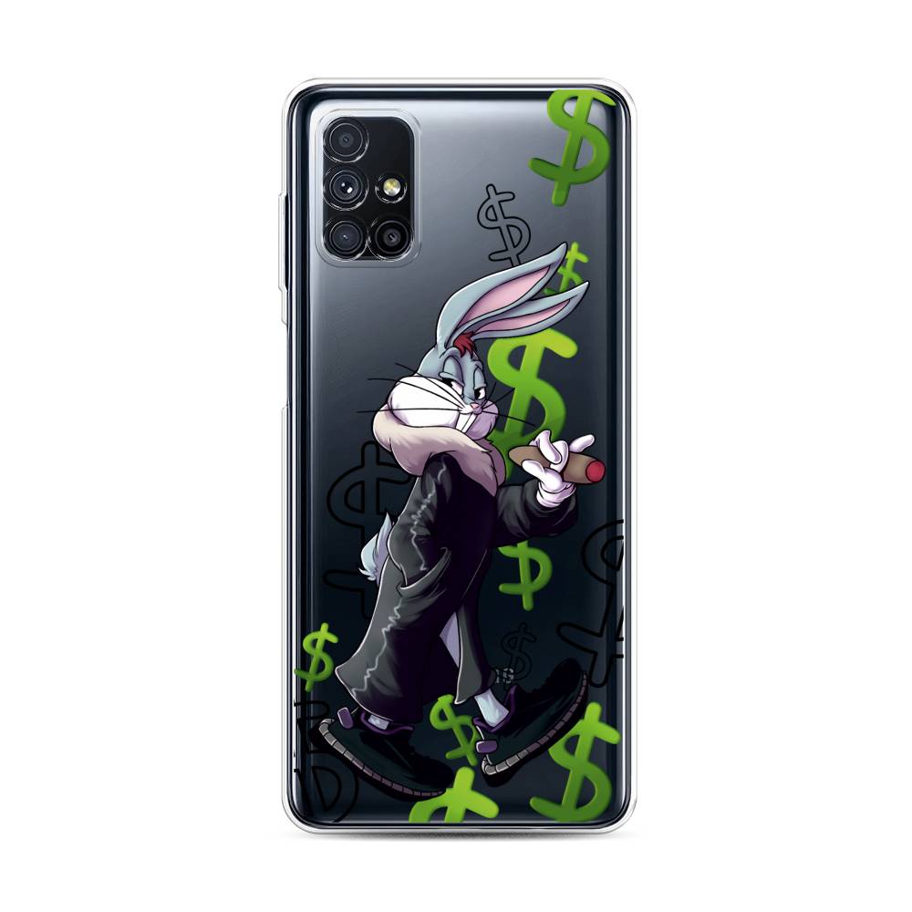 

Чехол на Samsung Galaxy M31s "Rich Bugs Bunny", Зеленый;черный;голубой, 2101450-6