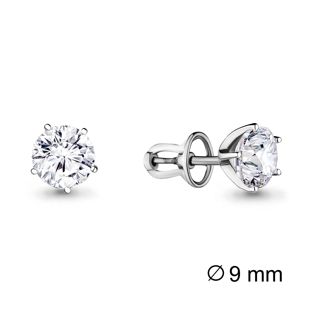 

Серьги из серебра с фианитом Aquamarine Aquamarine 44041_925_р, 44041_925_р