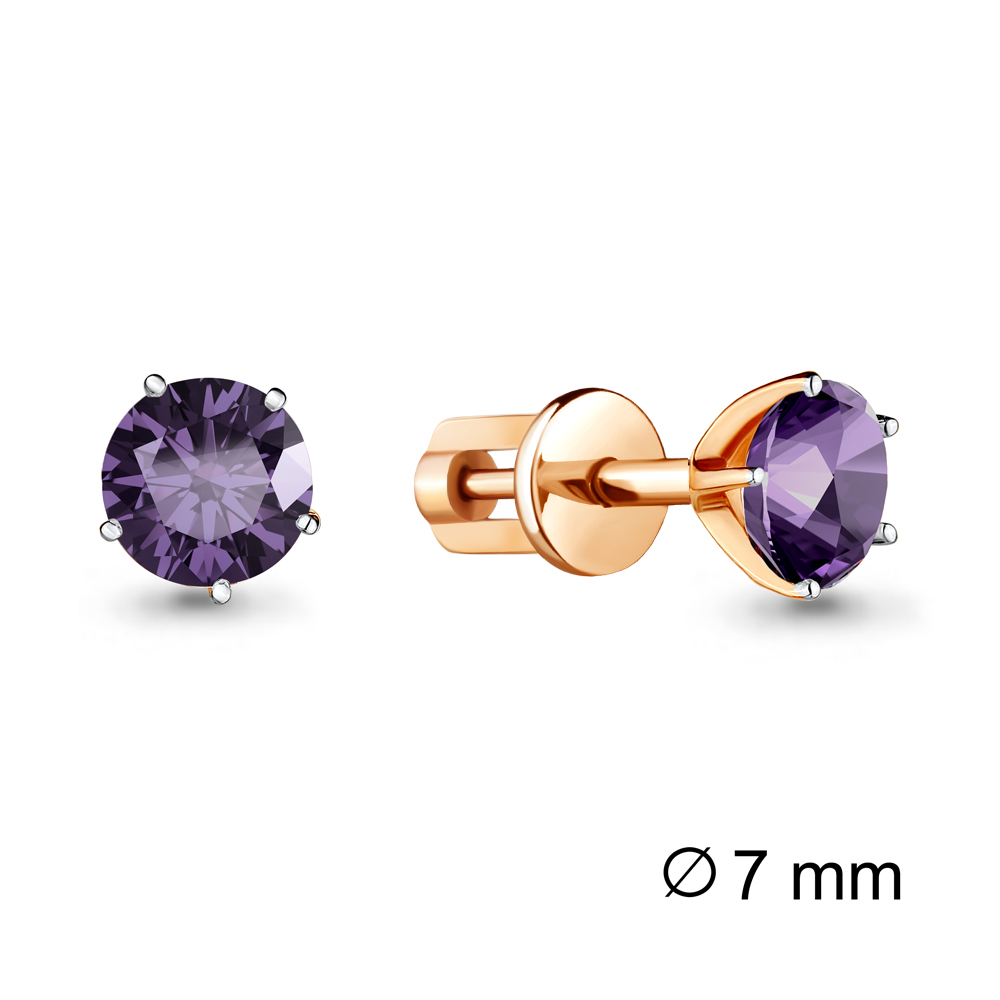 

Серьги из серебра с аметистом Aquamarine Aquamarine 4403904_925_з, 4403904_925_з