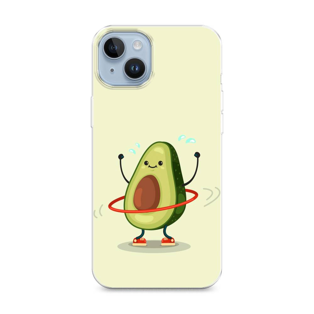 

Чехол Awog на Apple iPhone 14 / Айфон 14 "Авокадо с обручем", 15150-10