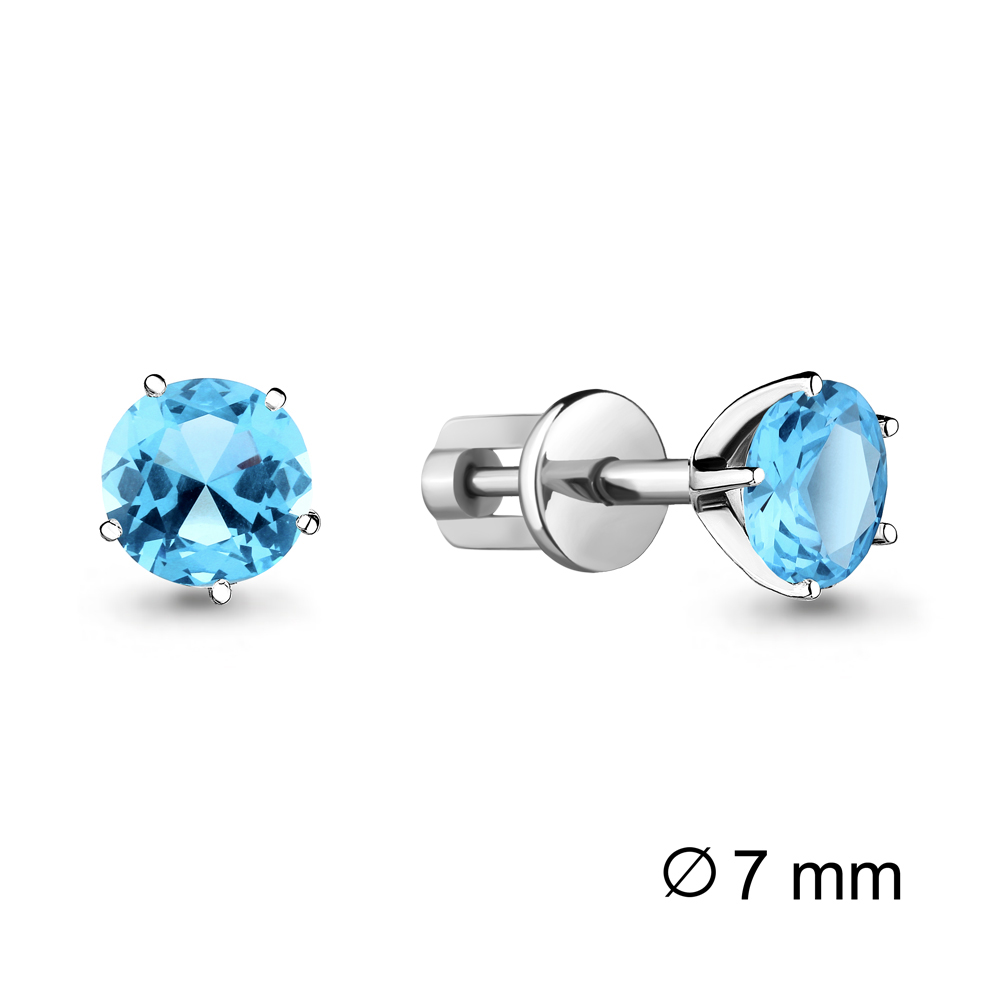 

Серьги из серебра с топазом Aquamarine Aquamarine 4403902_925_р, 4403902_925_р