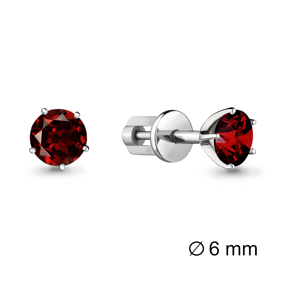 

Серьги из серебра с гранатом Aquamarine Aquamarine 4403803_925_р, 4403803_925_р