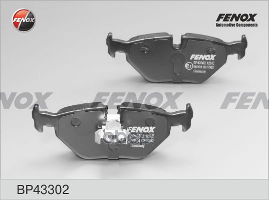 

Колодки Тормозные Дисковые Bmw (E39) 95- FENOX арт. BP43302