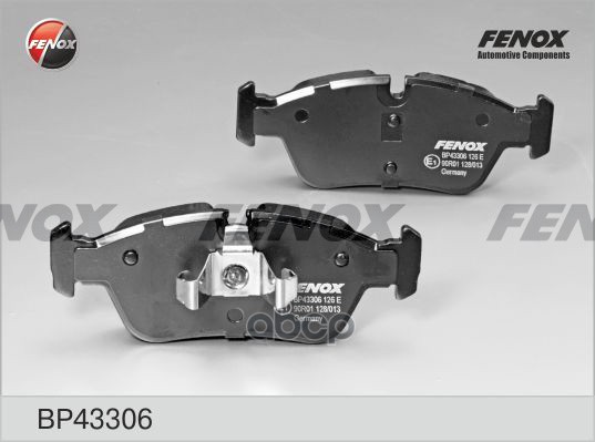 

Колодки Тормозные Дисковые Bmw (E87,E90,E91) 04- FENOX арт. BP43306