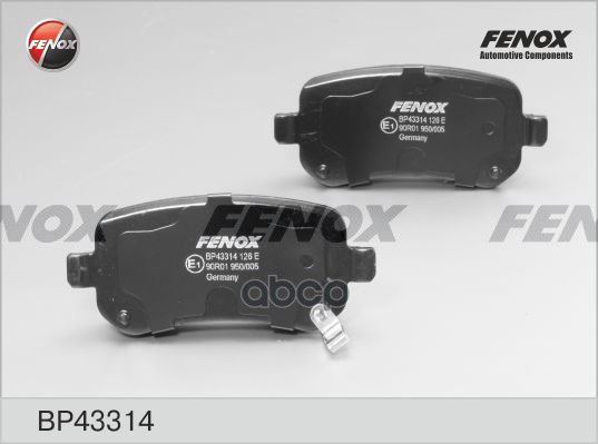 

Тормозные колодки FENOX задние BP43314