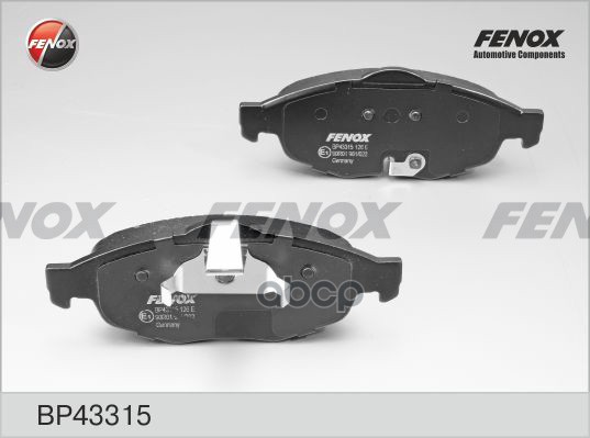 

Тормозные колодки FENOX передние BP43315