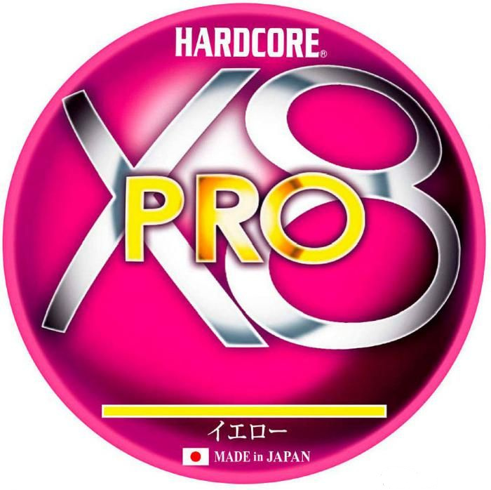 

Шнур плетеный Duel PE HARDCORE X8 PRO 200m Yellow #2.0 16.0Kg (0.24mm)