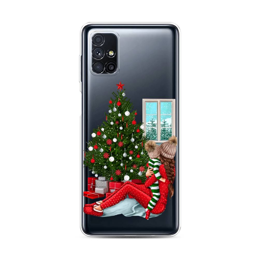 

Чехол на Samsung Galaxy M31s "Новый год с мамой", Красный;зеленый;голубой, 2101450-6