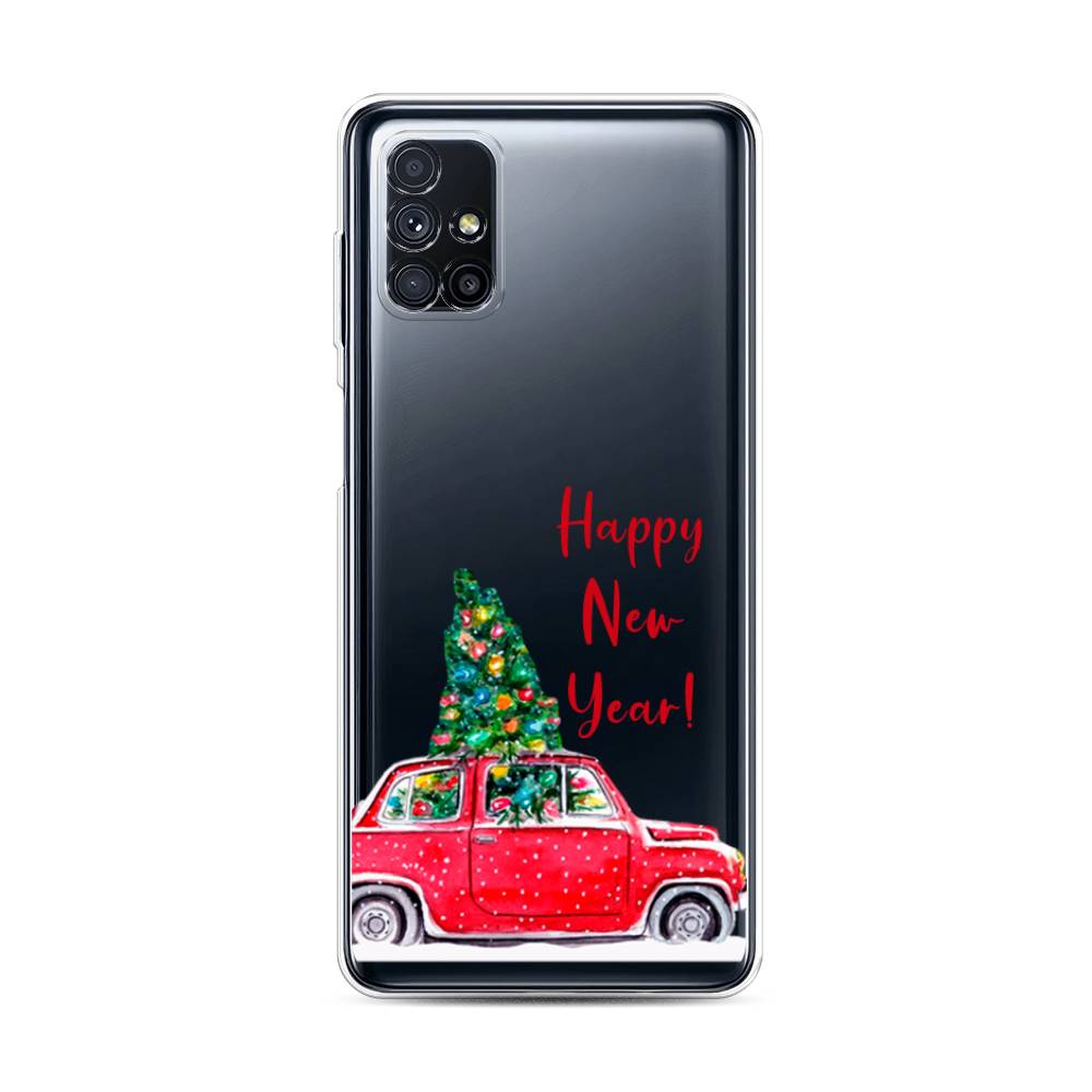 

Чехол на Samsung Galaxy M31s "Happy New Year", Красный;зеленый, 2101450-5