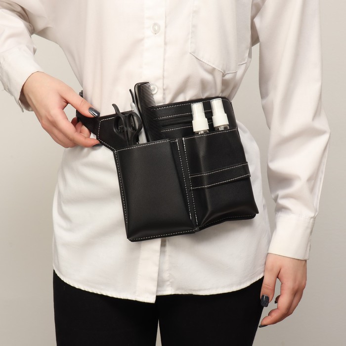Сумка для мастера, 28x19,5 см, 2 кармана, 1 отдел, цвет чёрный рюкзак на молнии 4 наружных кармана цвет чёрный