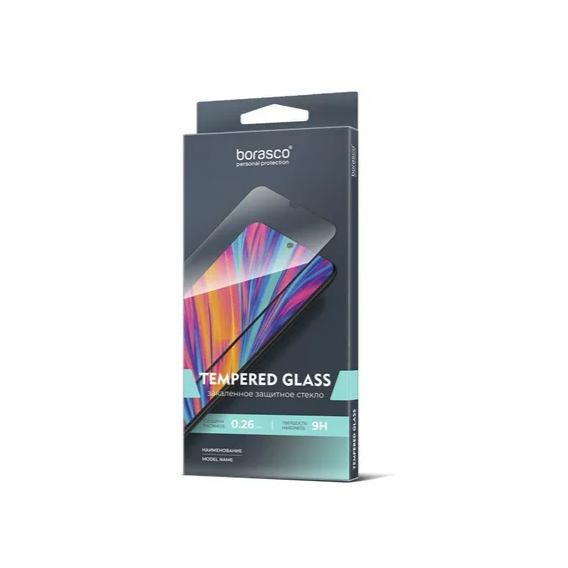 

Защитное стекло для iPhone 15 Pro Max FULL GLUE черный, BoraSCO