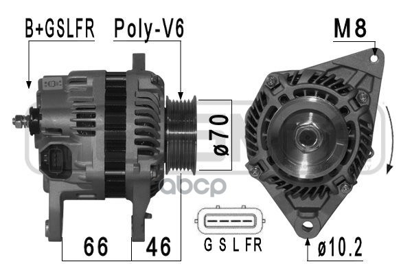 

Генератор ERA для Mitsubishi L200, Triton 2005-2015 210952