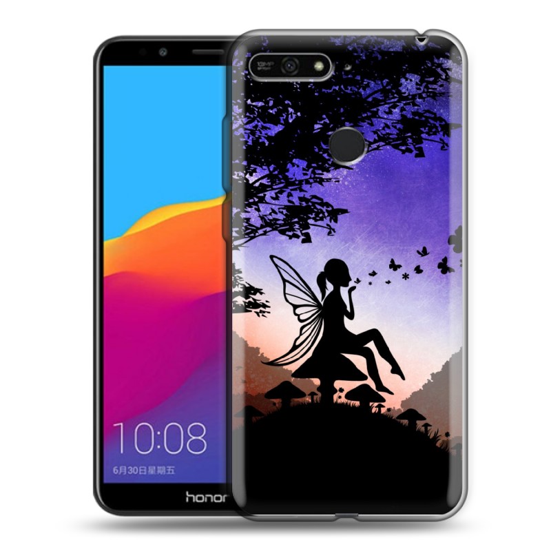 

Чехол для Huawei Y6 Prime 2018 с рисунком и защитой камеры, 69402