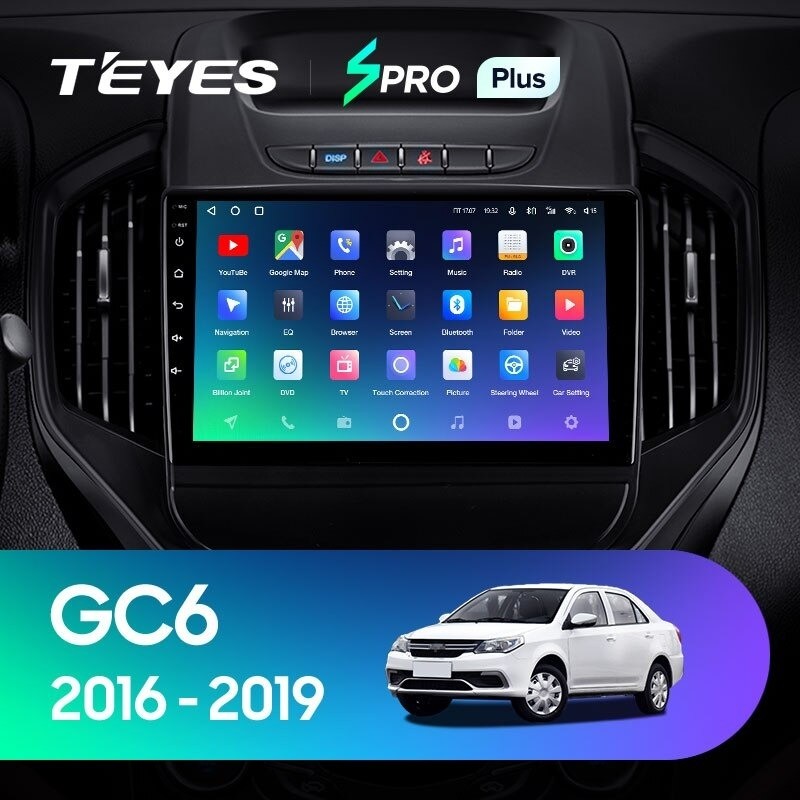 Автомобильная магнитола Teyes SPRO Plus 464 Geely GC6 2016-2019 3330000₽